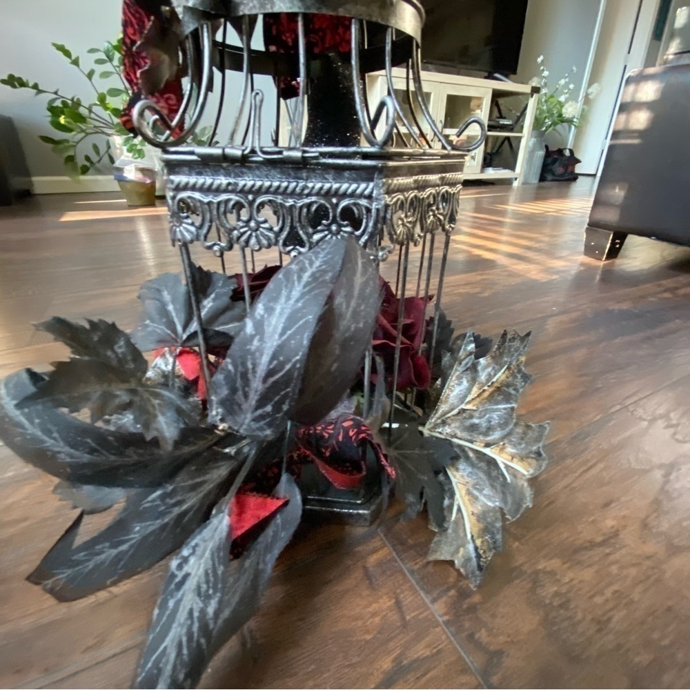 Gothic Halloween Bird Cage - Picture 8 of 14